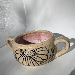 Small ceramic snack bowl handmade